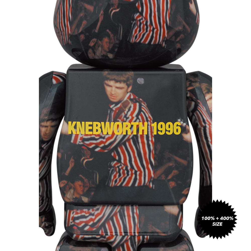 Oasis Knebworth 1996 (Noel Gallagher) 100% + 400% Bearbrick Set by Medicom Toy
