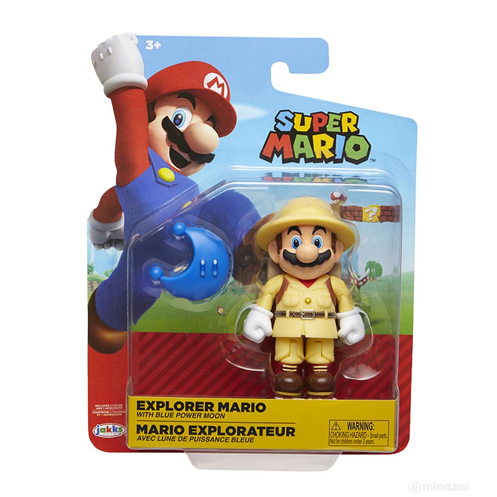 World of Nintendo: Explorer Mario 4" Action Figure by Jakks Pacific