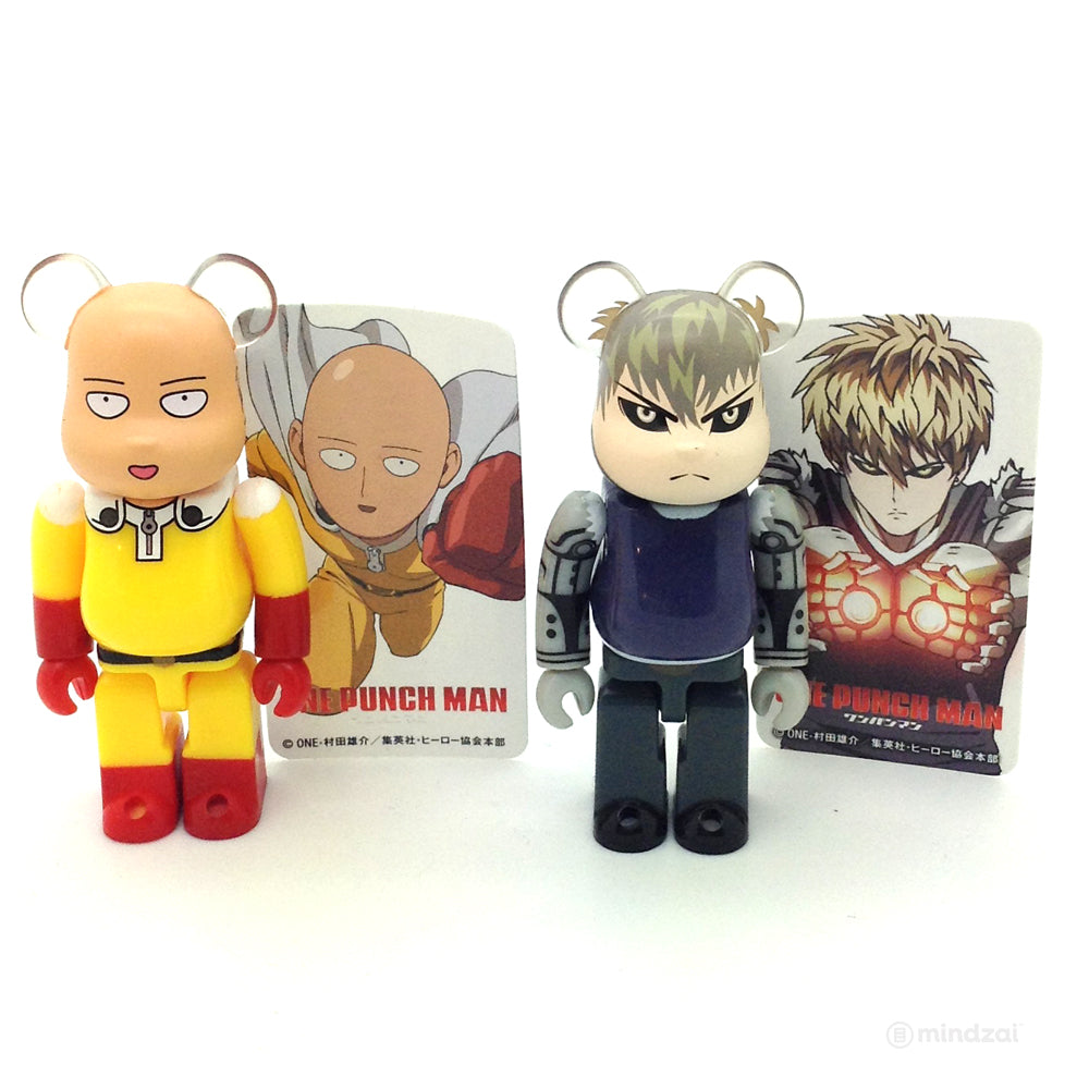Bearbrick Series 32 -  One Punch Man Set of 2 (Saitama and Genos) [Hero]