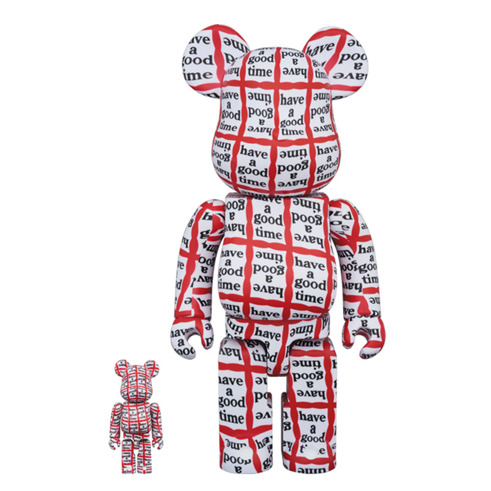 Have A Good Time 100% + 400% Bearbrick Set by Medicom Toy