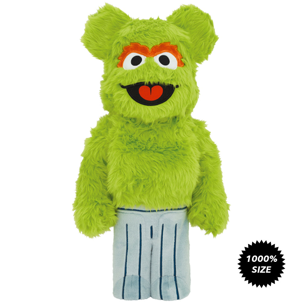 Oscar the Grouch (Costume Ver.) 1000% Bearbrick by Medicom Toy