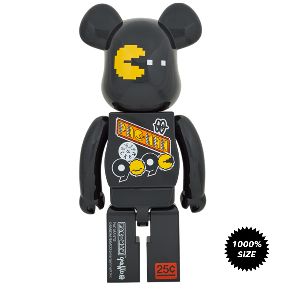 Pac-man x Grafflex x 9090 x S.H.I.P&crew 1000% Bearbrick by