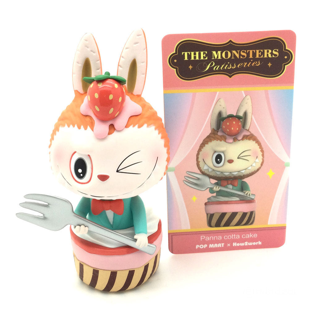 The Monster Patisseries Labubu Desserts Series by POP MART - Panna Cotta Cake