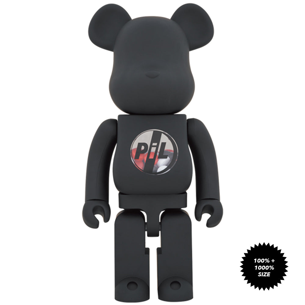 PiL 100% + 1000% Bearbrick Set by Public Image Ltd x Medicom Toy