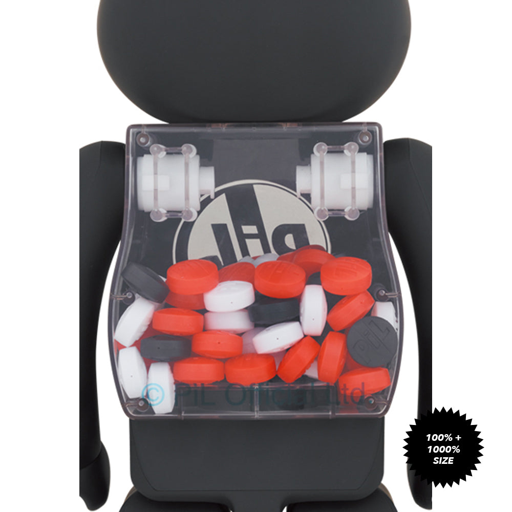 PiL 100% + 1000% Bearbrick Set by Public Image Ltd x Medicom
