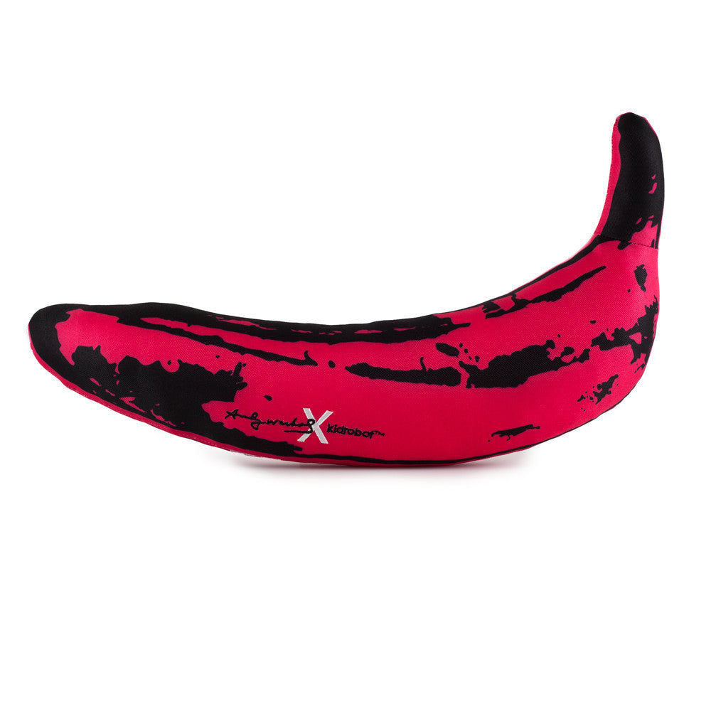 Andy Warhol Pink Banana Medium Plush by Kidrobot - Mindzai  - 1