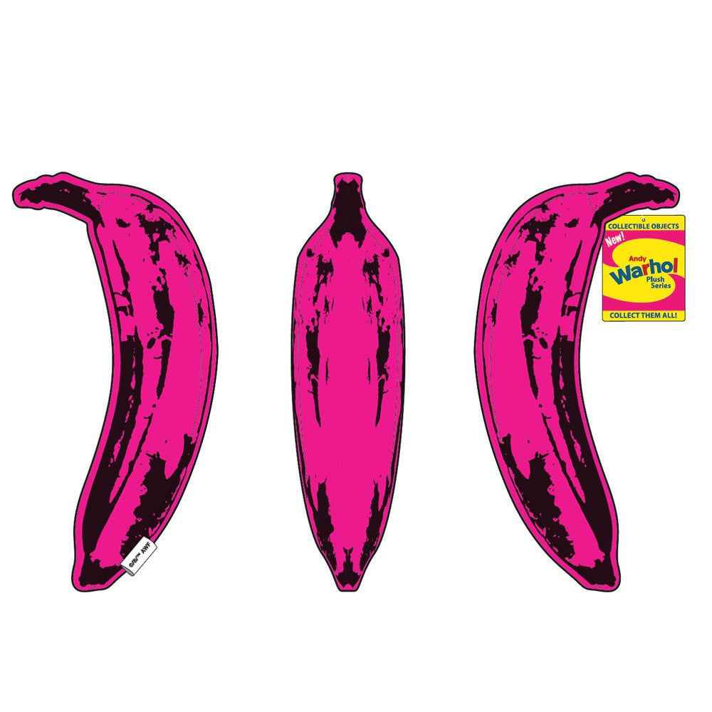 Andy Warhol Pink Banana Medium Plush by Kidrobot - Mindzai  - 4