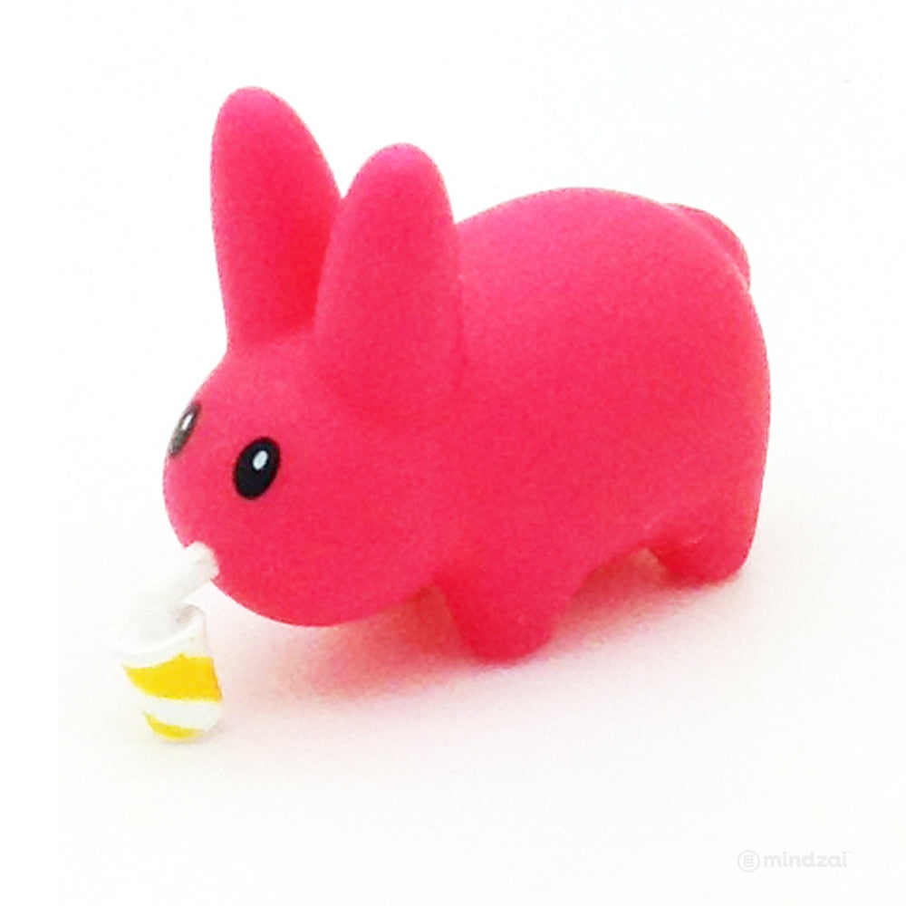 Personal Happiness Labbit Mini Series - Pink Labbit with Drink