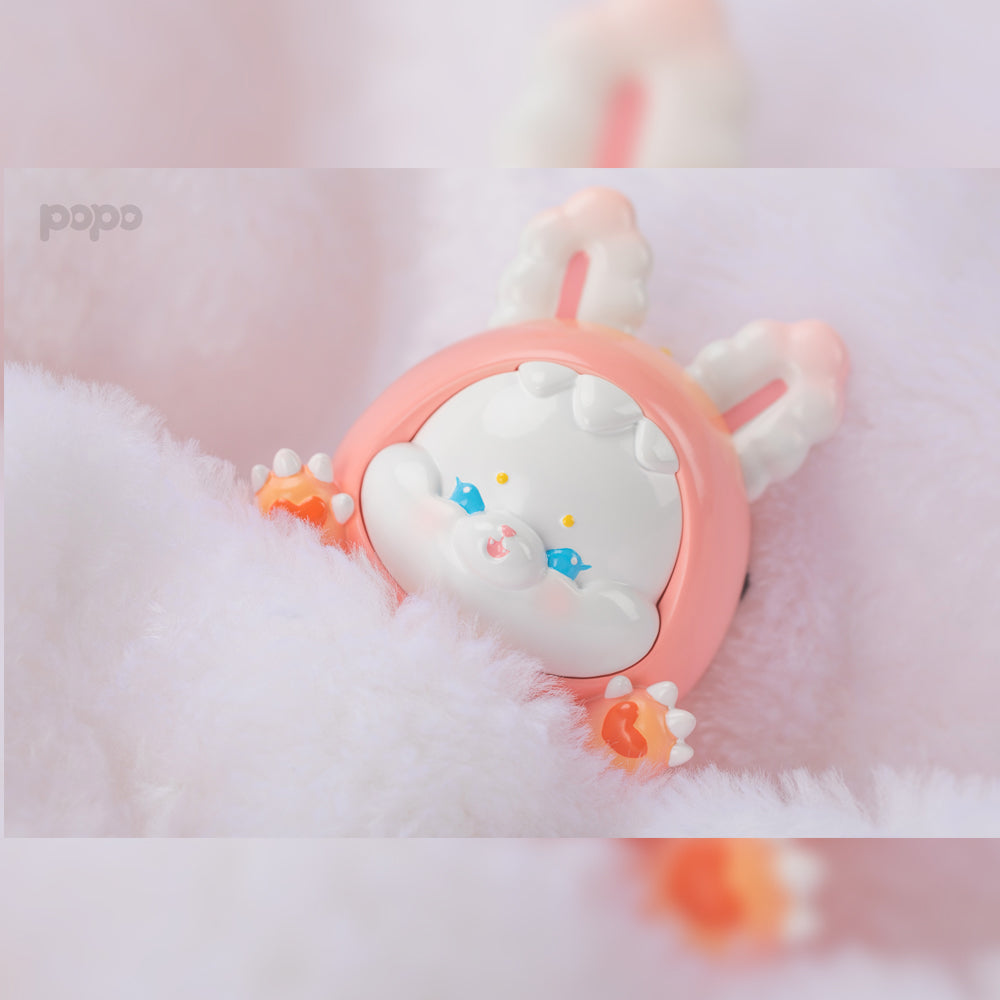 Peach Dino Popo Rabbit by SeaStar Studios