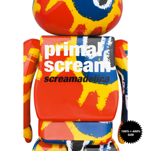 Primal Scream Screamadelica 100% + 400% Bearbrick Set by Medicom Toy