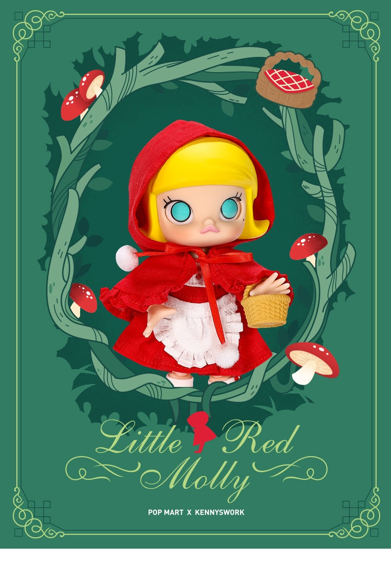 Little Red Molly Ball Joint Doll BJD Toy by Kennyswork x POP MART
