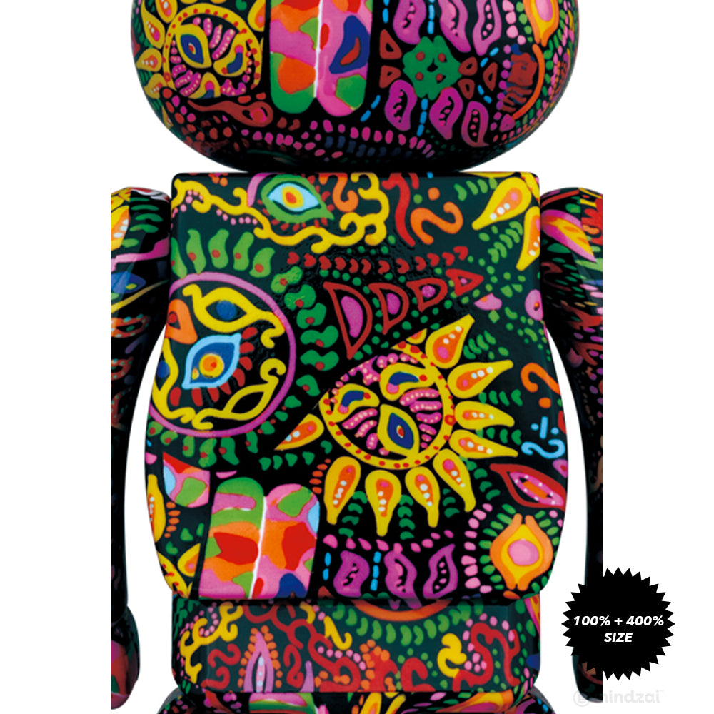 Medicom Be@rbrick Psychedelic Paisley 100% & 400% - Inspired