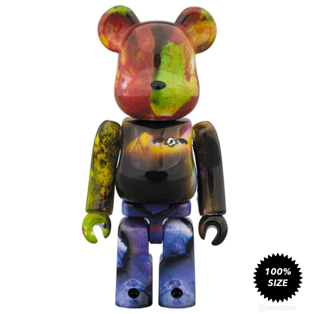 Pushead 3 Different Colours 100% + 400% 4 Piece Bearbrick Set by Medicom Toy