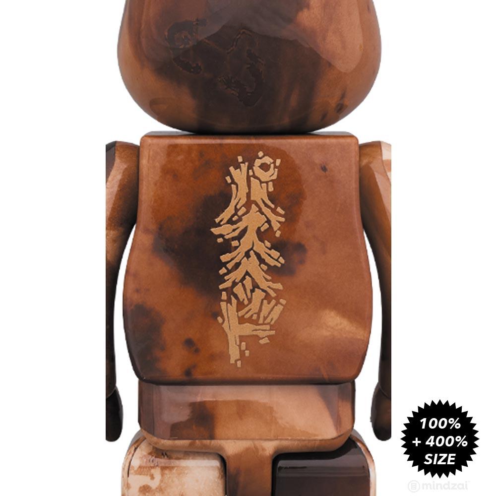 MEDICOM TOY - BE@RBRICK PUSHEAD 100% &amp; 400％ Bearbrick Pushead Silver 100%&400% Set WWC 21 Anniversary