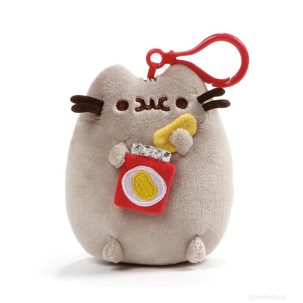 Pusheen Potato Chips 5&quot; Backpack Clip by GUND