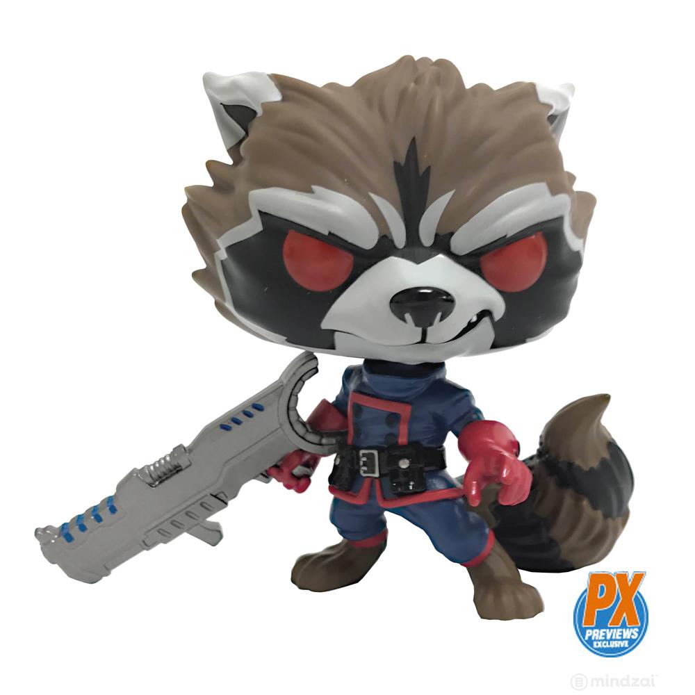 Marvel Guardians of the Galaxy Rocket Raccoon PX Exclusive POP! Vinyl Toy Figure by Funko