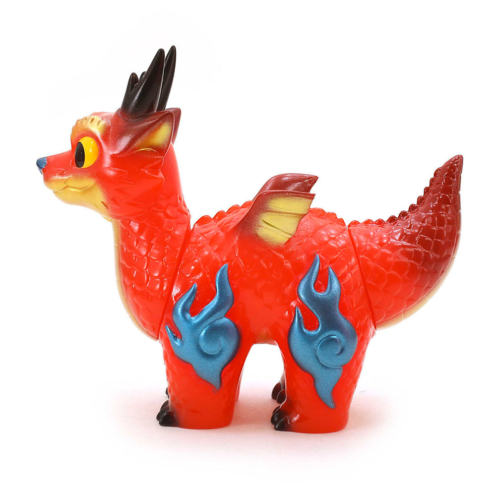 Ryudora Red Sofubi Art Toy by Konatsuya