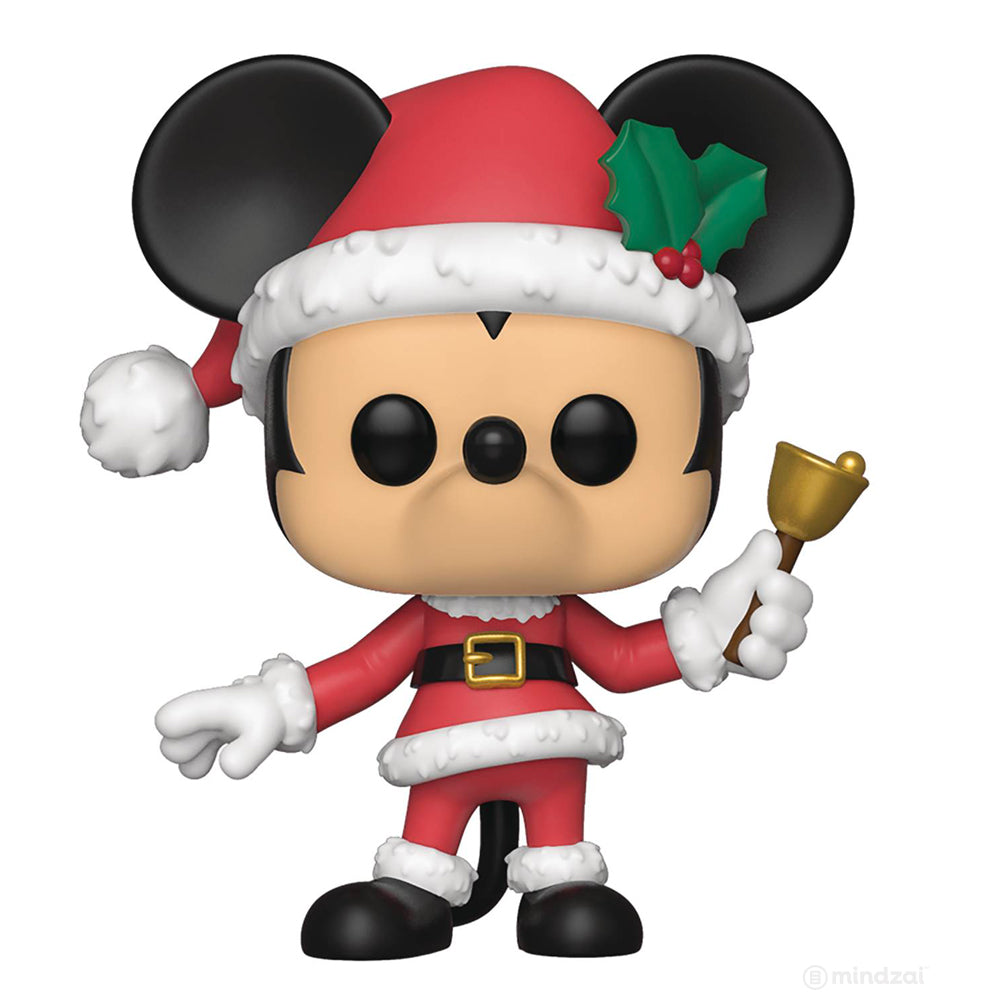 Disney Holiday Mickey Mouse Santa Suit Pop Vinyl Toy Figure by Funko