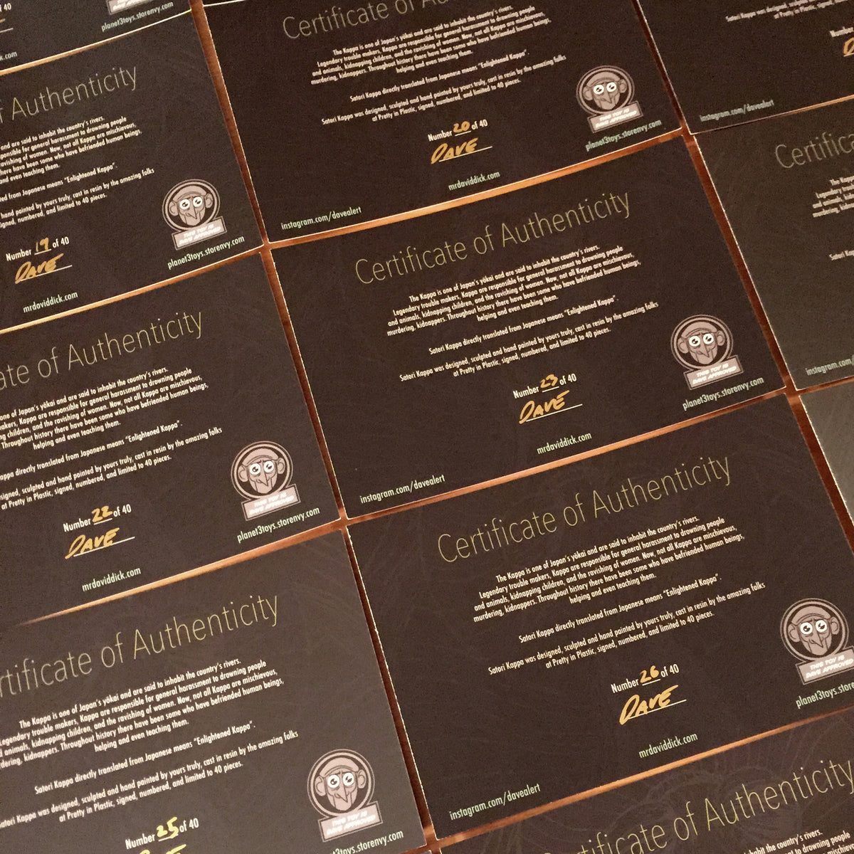 Satori Kappa by David Dick with Signed Water Color Sketch - Mindzai  - 5