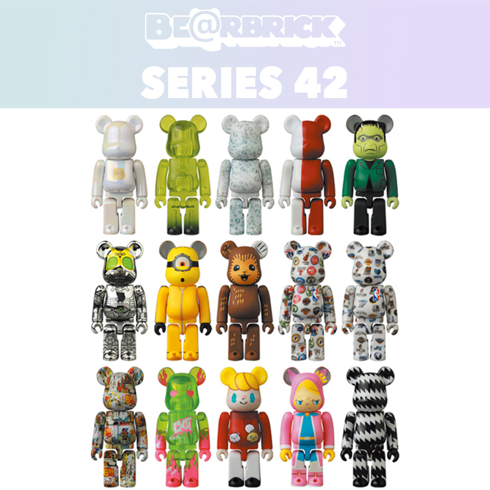 bearbrick series 42×4 35×8 Bearbrick Series 42 Single Blind Box by Medicom Toy
