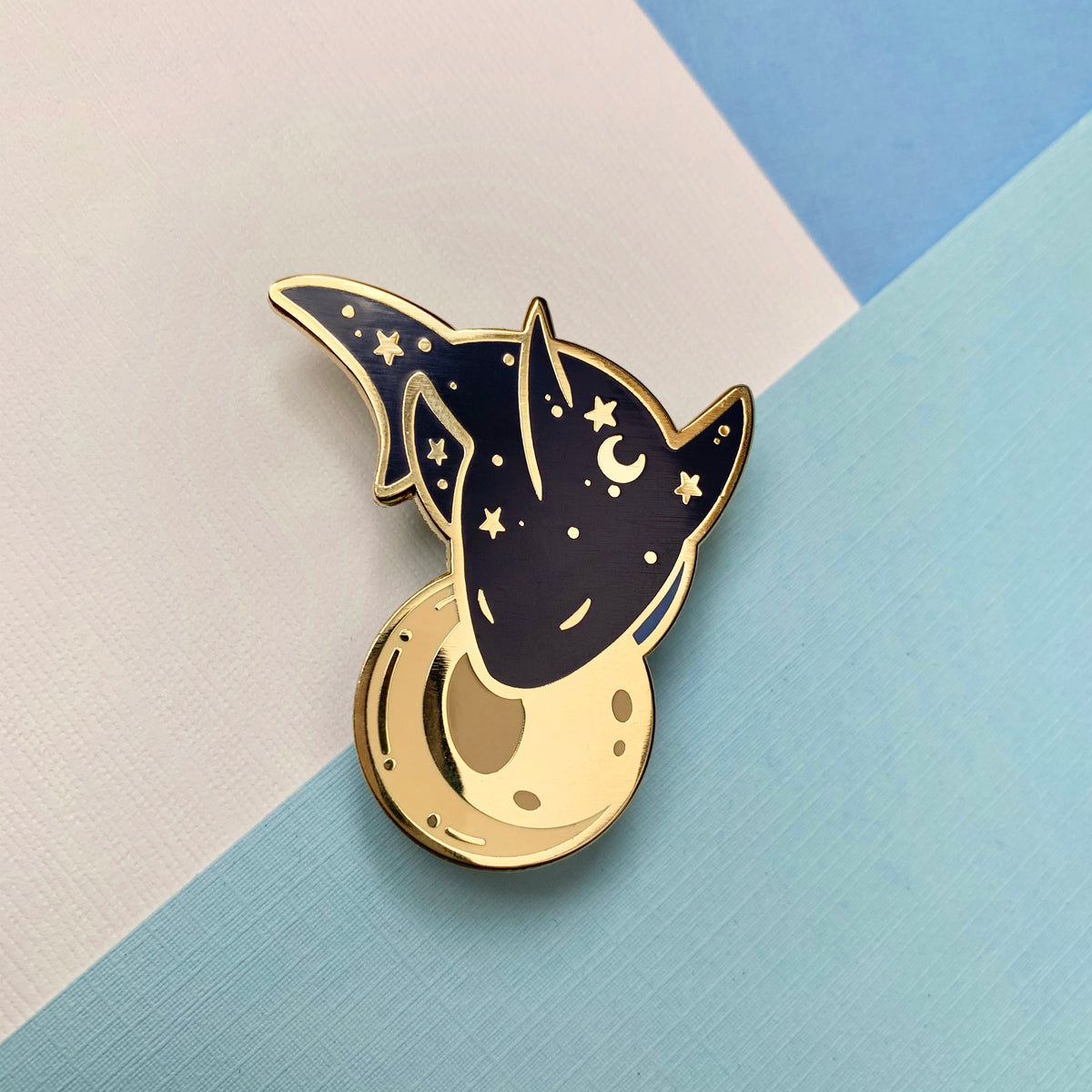 Starry Shark Enamel Pin by Shumi Collective