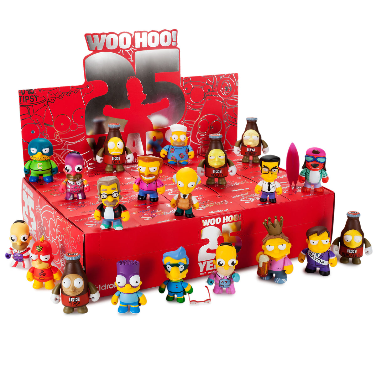 特撮 THE SIMPSONS 25TH ANNIVERSARY MINI FIGURE SET The Simpsons 25th Anniversary Blind Box by Kidrobot
