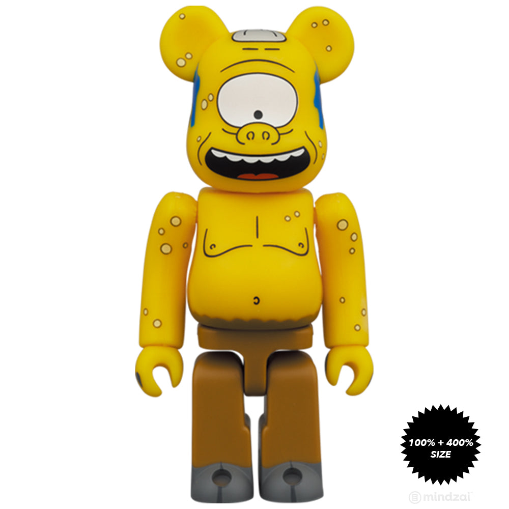 The Simpsons: Cyclops 100% + 400% Bearbrick Set by Medicom Toy