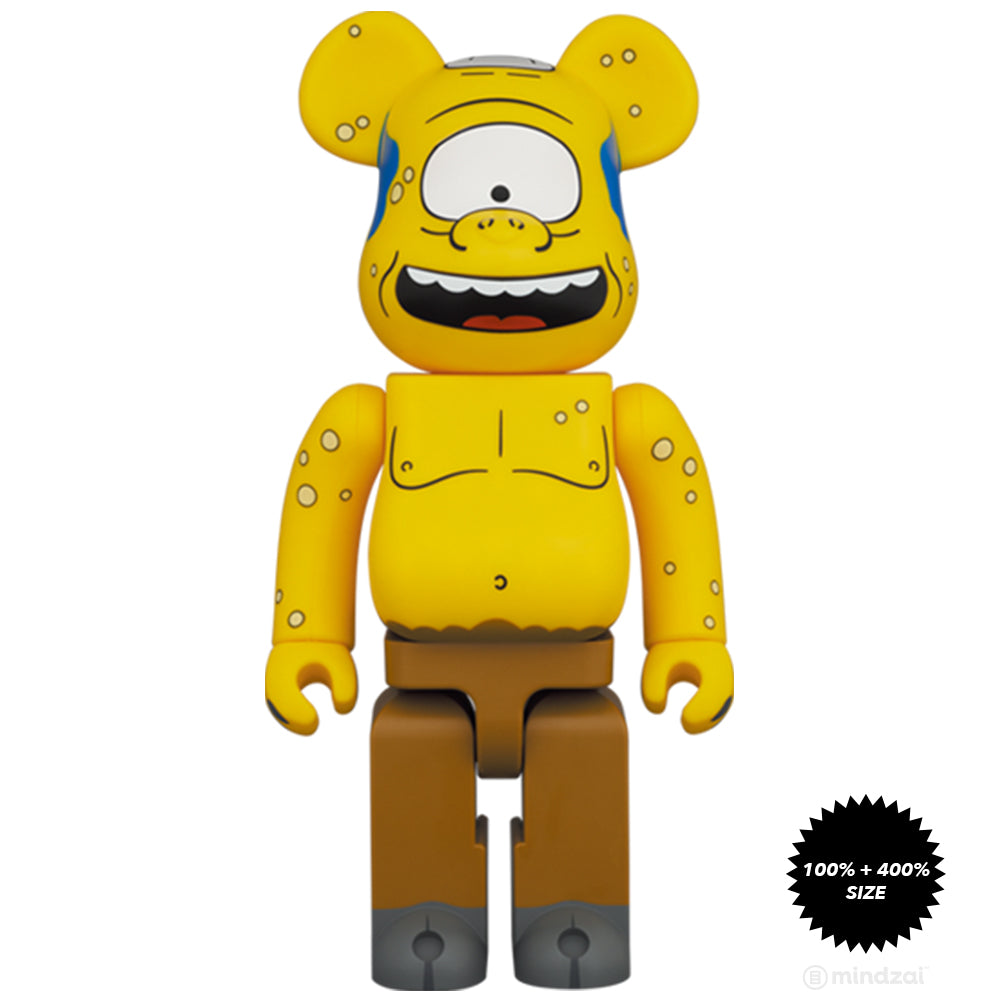 The Simpsons: Cyclops 100% + 400% Bearbrick Set by Medicom Toy