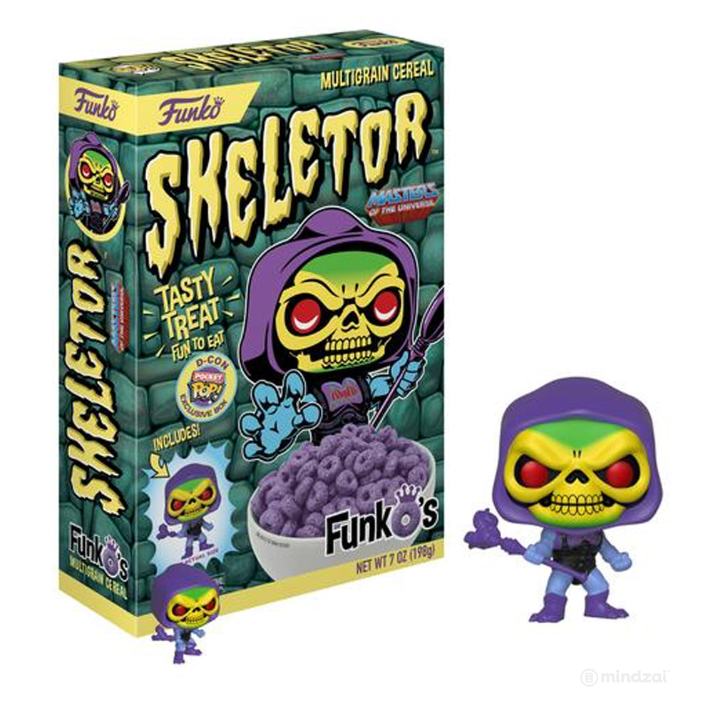 Funko&#39;s Cereal with Skeletor Pocket POP! Designer Con ( DCON ) Exclusive