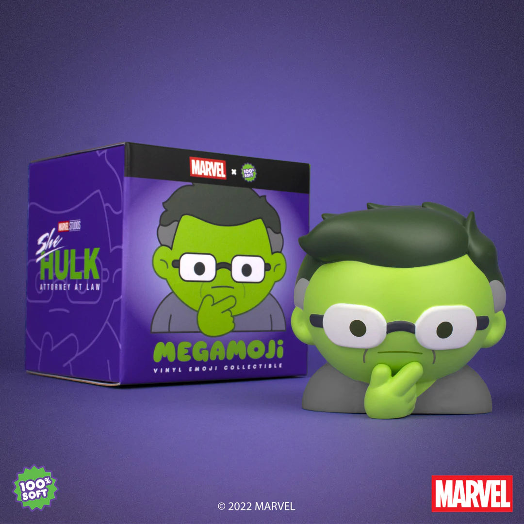 Smart Hulk MEGAMOJI Vinyl Bust by 100% Soft