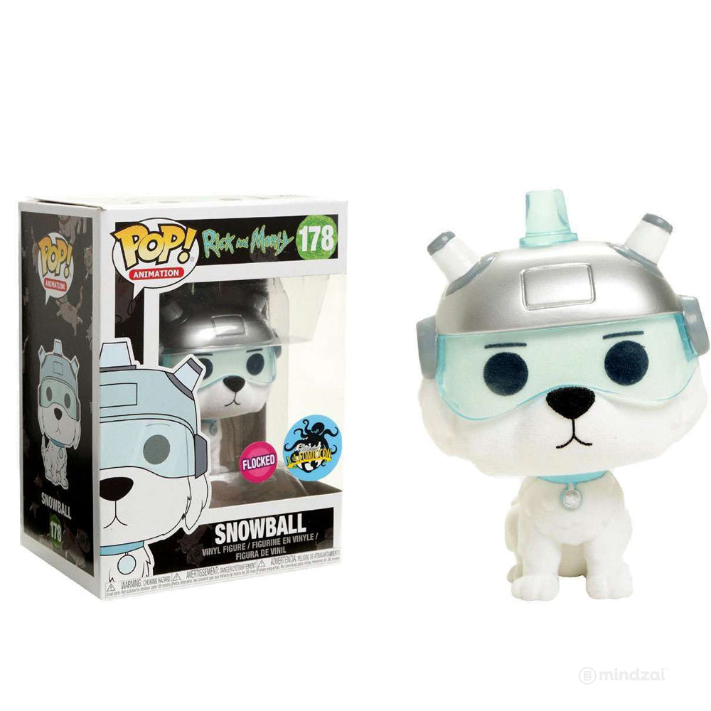 Rick and Morty: Snowball (Flocked) POP! Vinyl Figure by Funko (2017 LACC Exclusive)