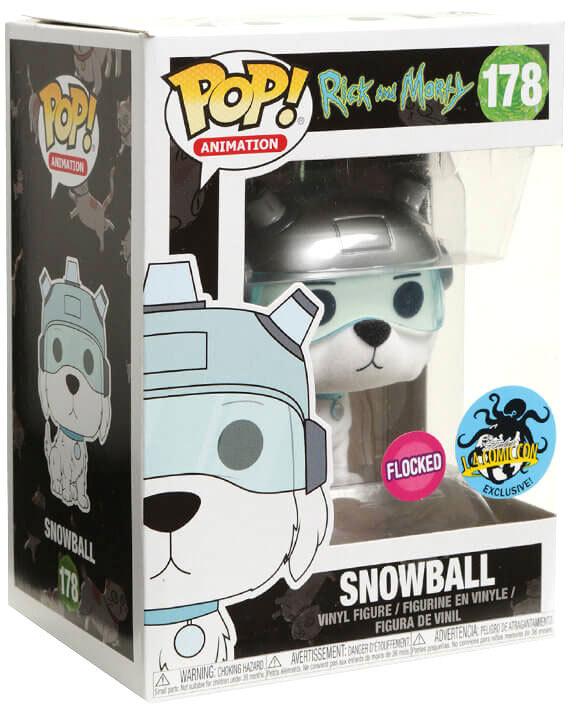 Rick and Morty: Snowball (Flocked) POP! Vinyl Figure by Funko (2017 LACC Exclusive)