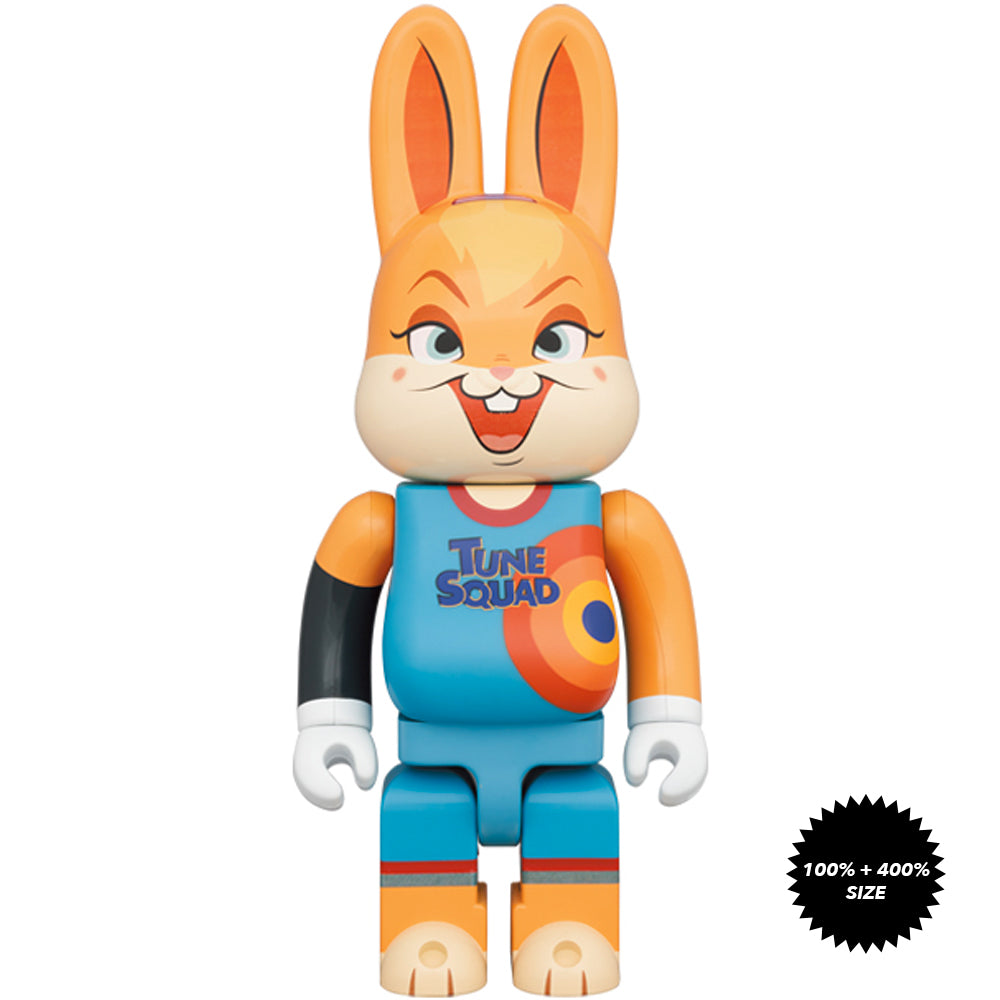 Space Jam A New Legacy Lola Bunny 100% + 400% Rabbrick Set by Medicom Toy