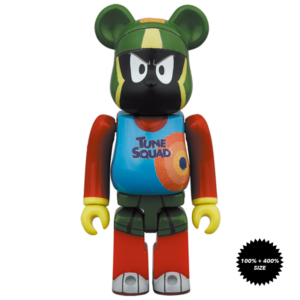 Space Jam: A New Legacy Marvin the Martian 100% + 400% Bearbrick Set by Medicom Toy