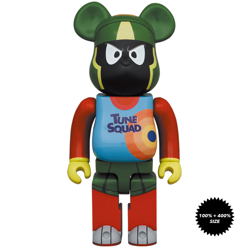 Space Jam: A New Legacy Marvin the Martian 100% + 400% Bearbrick Set by Medicom Toy