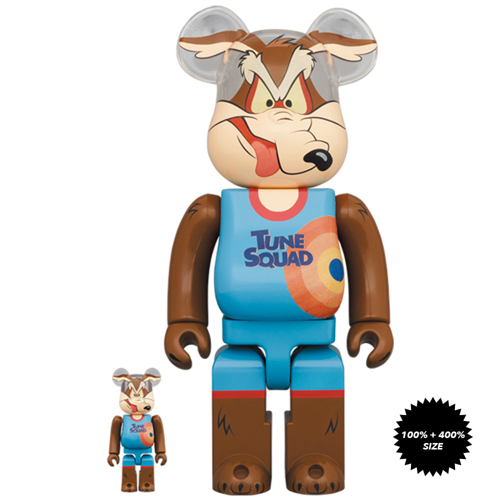 Space Jam A New Legacy Wile E. Coyote 100% + 400% Bearbrick Set by Medicom Toy