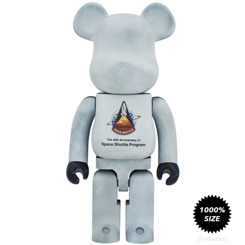 Space Shuttle 1000% Bearbrick by Medicom Toy
