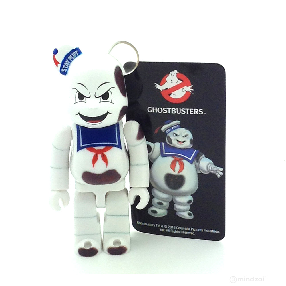 Bearbrick Series 33 - Ghost Busters Stay Puft Marshmallow Man Burnt (Secret)