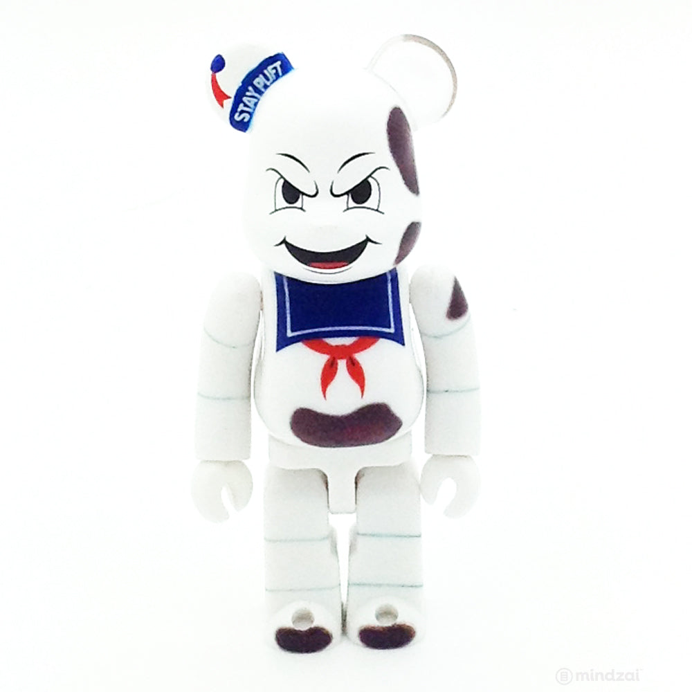 Bearbrick Series 33 - Ghost Busters Stay Puft Marshmallow Man Burnt (Secret)