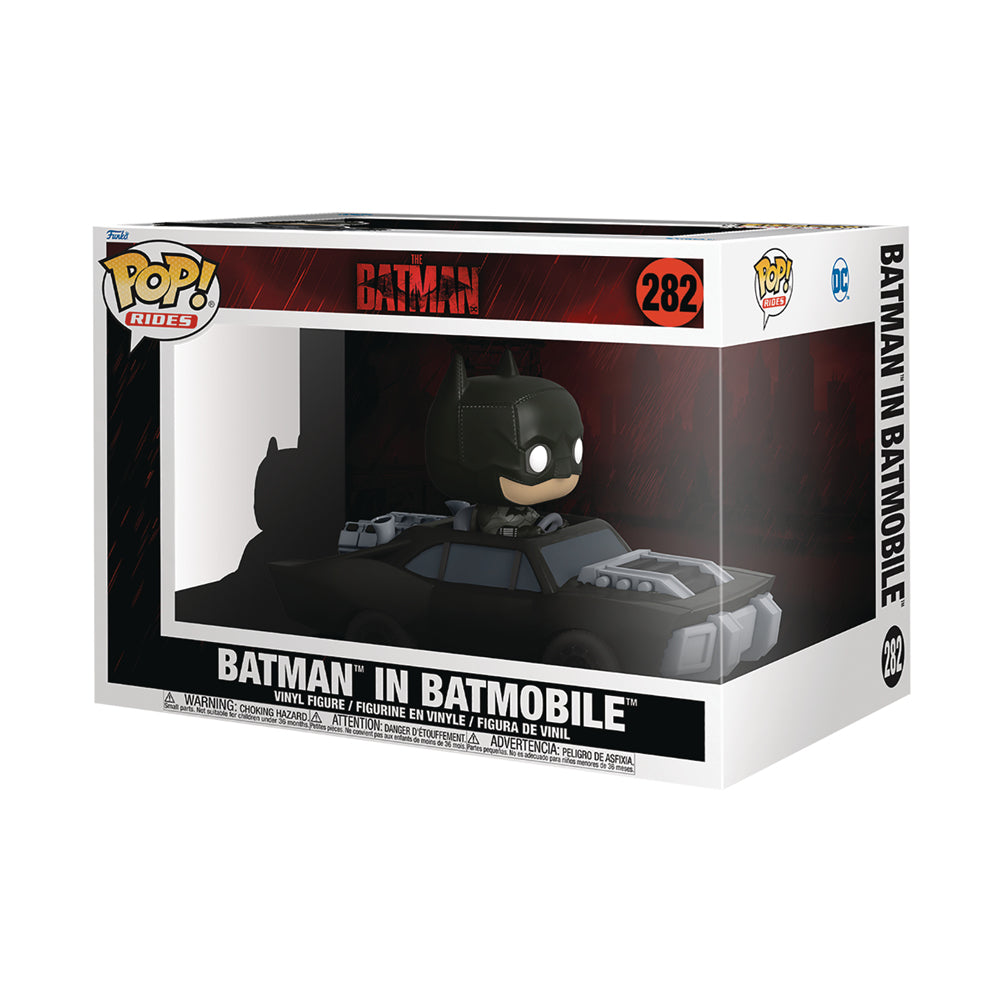 The Batman: Batman in Batmobile POP! Rides Vinyl Figure by Funko
