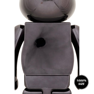 *Pre-order* The Rolling Stones Lips & Tongue (Black Chrome Ver.) 1000% Bearbrick  by Medicom Toy