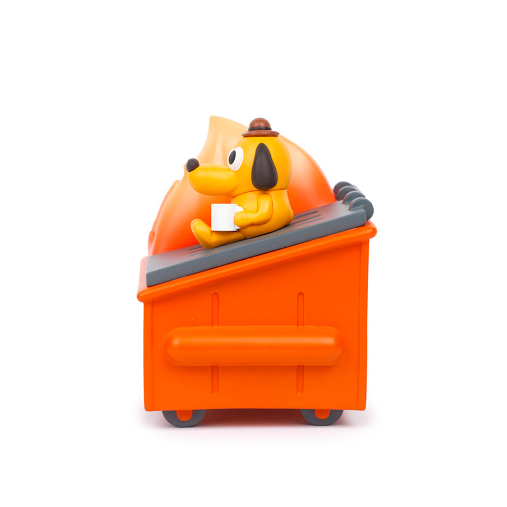 Dumpster Fire "This Is Fine" Vinyl Figure by 100% Soft