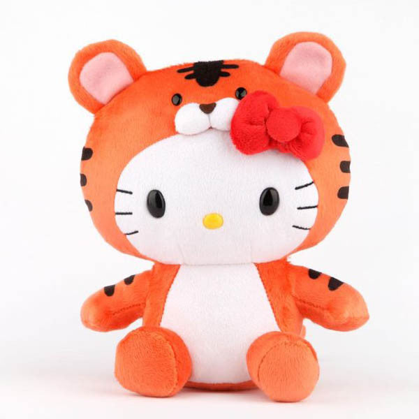 Hello Kitty Jungle 8&quot; Plush Tiger - Mindzai 