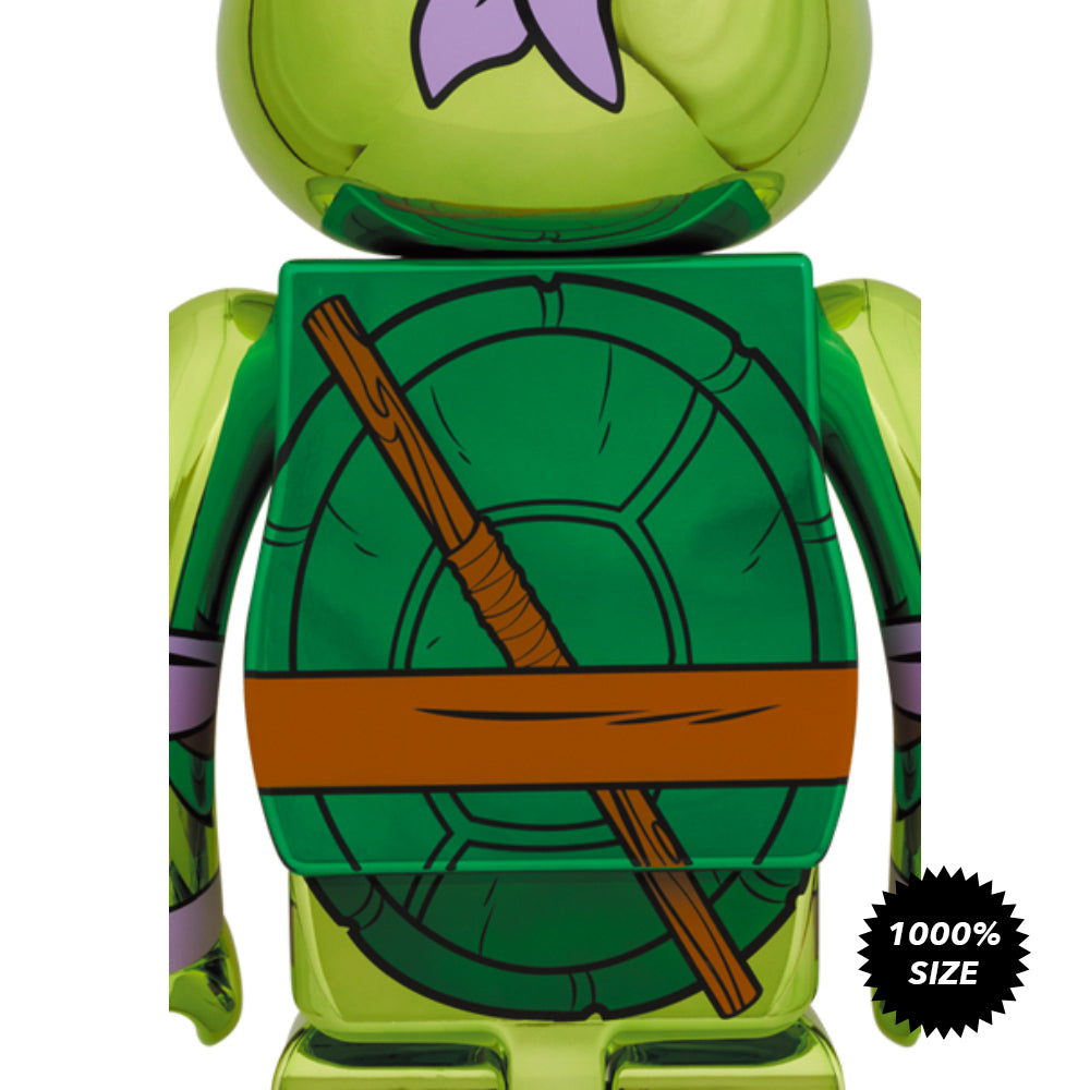 TMNT: Donatello (Chrome Ver.) 1000% Bearbrick by Medicom Toy