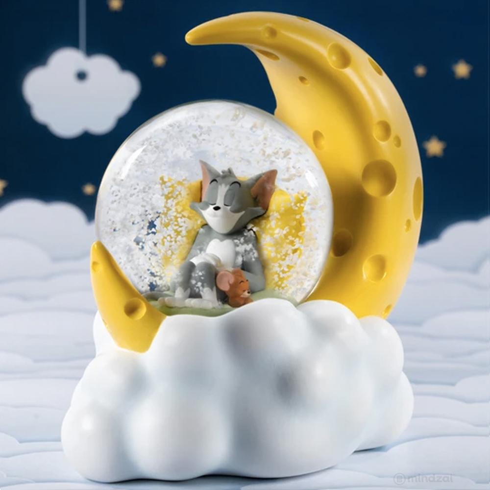 Tom and Jerry Cheese Moon Snow Globe by ToyQube