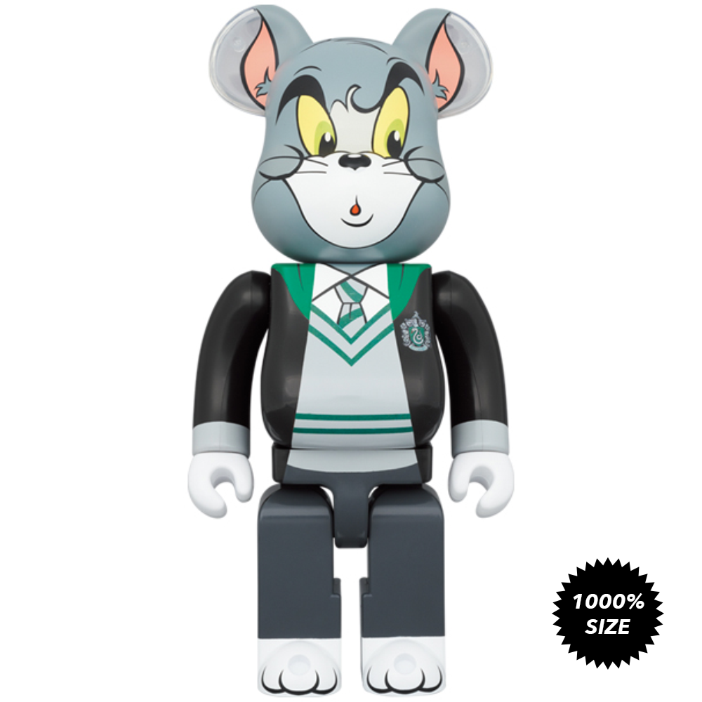 *Pre-order* Tom & Jerry: Tom in Hogwarts House Robes 1000% Bearbrick by Medicom Toy
