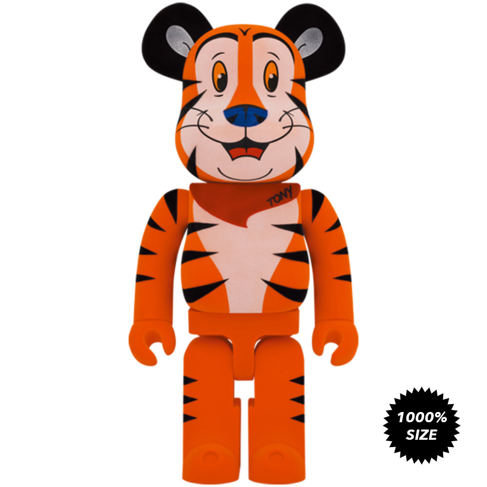 Tony the Tiger (Flocky Ver.) 1000% Bearbrick  by Medicom Toy
