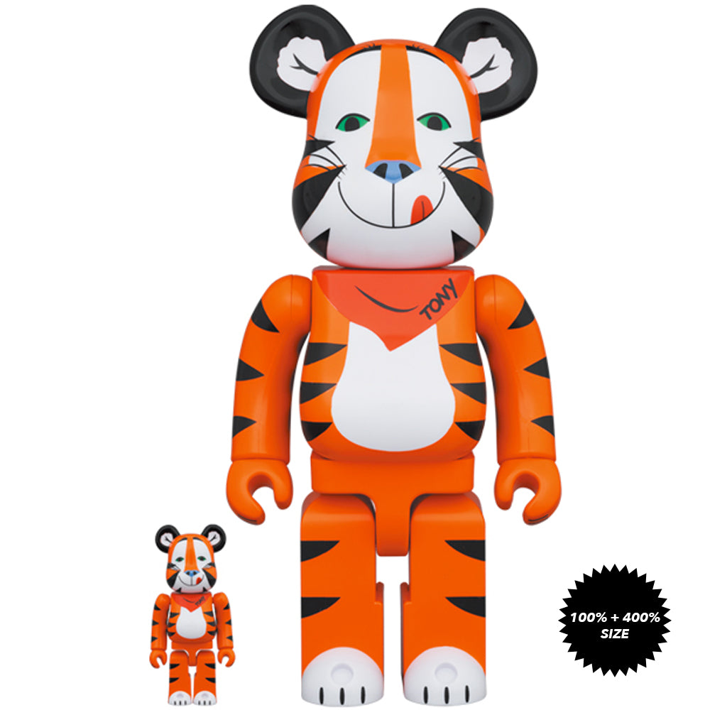 Tony The Tiger (Vintage Ver.) 100% + 400% Bearbrick Set by Medicom Toy