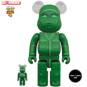 Green Army Men Toy Story 4 100% + 400% Bearbrick Set by Disney Pixar x Medicom Toy