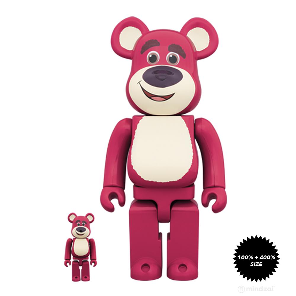 Toy Story Lots-o&#39;-Huggin&#39; Bear 100% + 400% Bearbrick Set